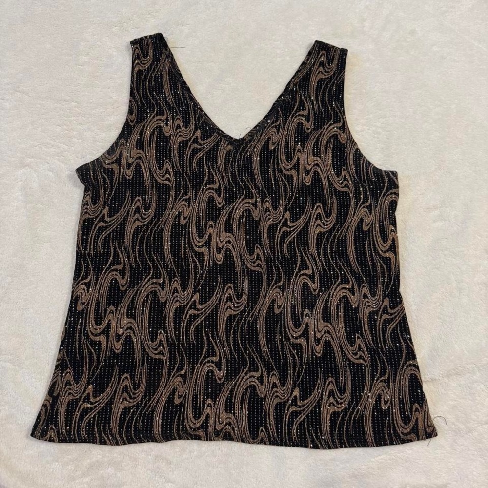 Y2k metallic top
